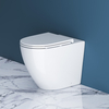 Унитаз безободковый приставной BelBagno SFERA-R BB2141CBR