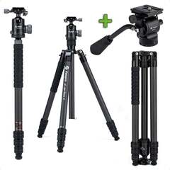 FOTOPRO Tripod X-go Max E+62Q-MH2A профессиональный карбоновый