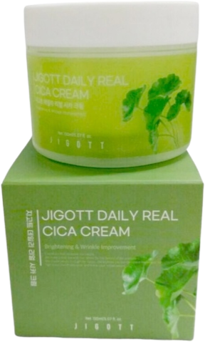 Jigott Daily Real Cica Cream  Крем для лица с азиатской центеллой