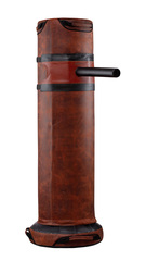 Напольный боксерский мешок FILIPPOV КОЖА, 180см/45см/95кг, коричневый