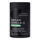 Вегетарианская Омега-3 630 мг, Vegan Omega-3 630 mg, Sports Research, 60 капсул 1