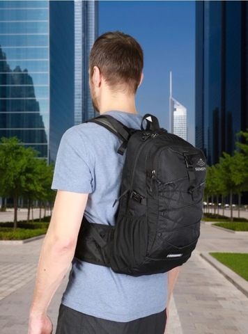 Картинка рюкзак велосипедный Nevo Rhino 9115-NW Black - 9