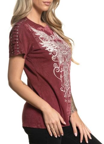 Affliction | Футболка женская DISTANT ANGEL AW23481 правый бок
