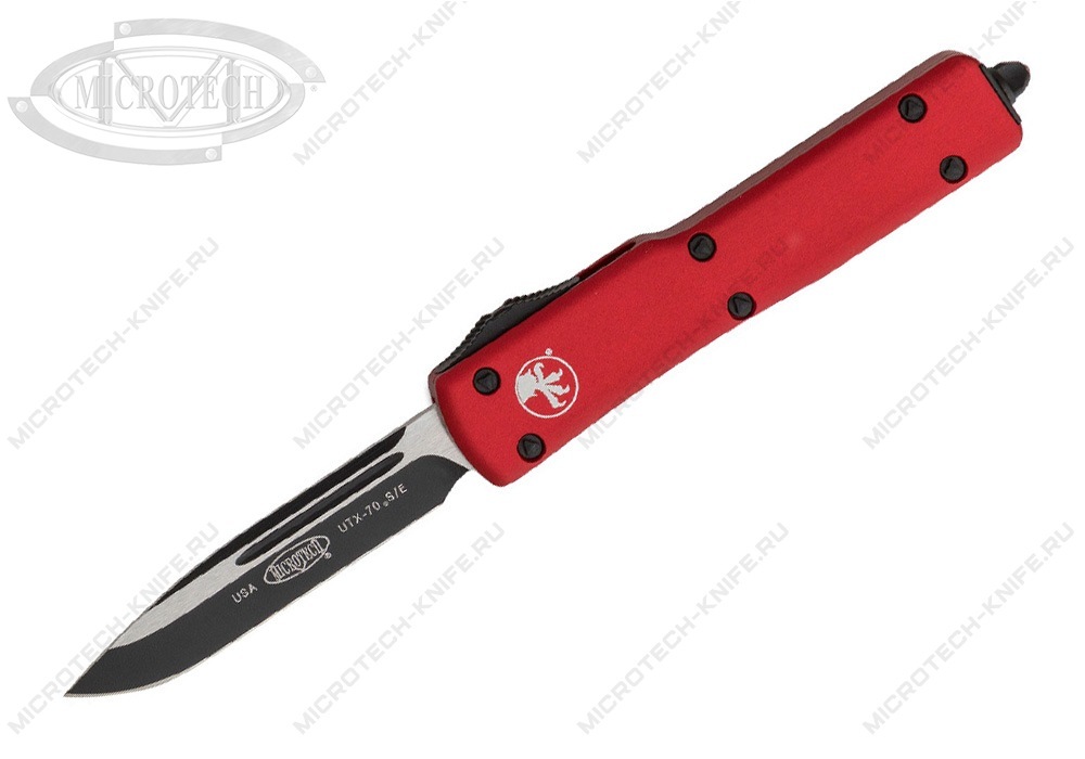 Нож Microtech UTX-70 Black 148-1RD - фотография 