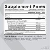 Вегетарианская Омега-3 630 мг, Vegan Omega-3 630 mg, Sports Research, 60 капсул 2