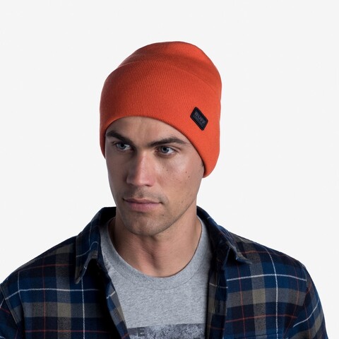 Картинка шапка вязаная Buff Hat Knitted Niels Tangerine - 2