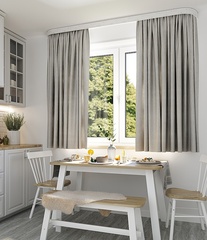 Комплект штор Legrand Сканди стальной 1300х1500 мм