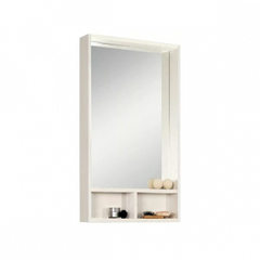 Зеркальный шкаф Йорк 50 Белый/Выбеленное дерево