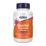 Инозитол 500 мг, Inositol 500 mg, Now Foods, 100 капсул 1