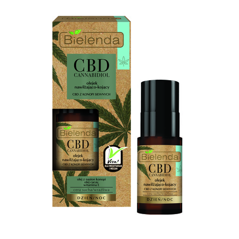 CBD Cannabidiol Увлажняющее и успокаивающее масло с CBD из семян конопли для сухой, чувствительной кожи, 15 мл