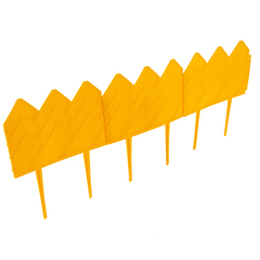 Бордюр "Кантри", 14 х 310 см, желтый, Россия, Palisad