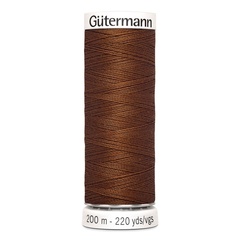 Нить Sew-All 200 м, Gutermann, 650 золотисто-каштановый