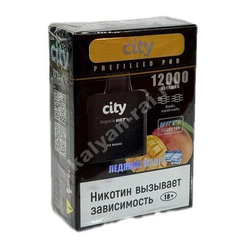 Картридж City Energy Pro URT - Ледяной Манго 12000 затяжек