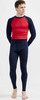 Теплый Комплект термобелья Craft Core Warm Baselayer Set Navy-Red мужской