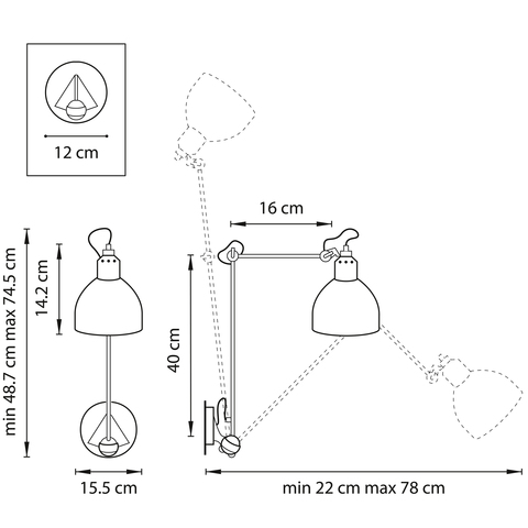 Настенный светильник Lightstar Loft 765617