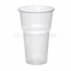 Стакан 500 мл Факел (прозрачный) ИнтроПластик (20уп/50шт/1000шт)