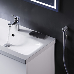 Смеситель для умывальника с гиг.душем, хром, AM.PM  SUNNY - F85C03000