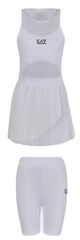 Теннисное платье EA7 Woman Jersey Dress - white