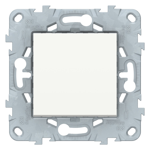 Выключатель одноклавишный. Цвет Белый. Schneider Electric Unica New. NU520118