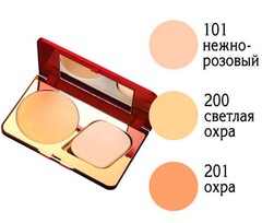 Компактная прямоугольная эссенция-пудра Ёкиби Тон-101( розовый) Yokibi Powder Foundation SetP-101 11 г