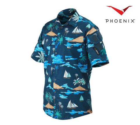 Рубашка Hawaii Феникс Phoenix цвет Isla