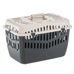Ferplast пластиковая переноска BINNY 2 для кошек и маленьких собак