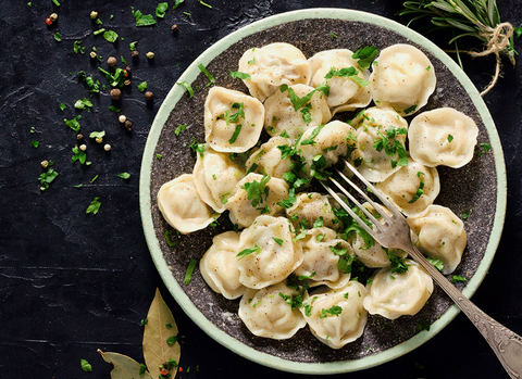 Пельмени с лосятиной, упаковка 500 гр