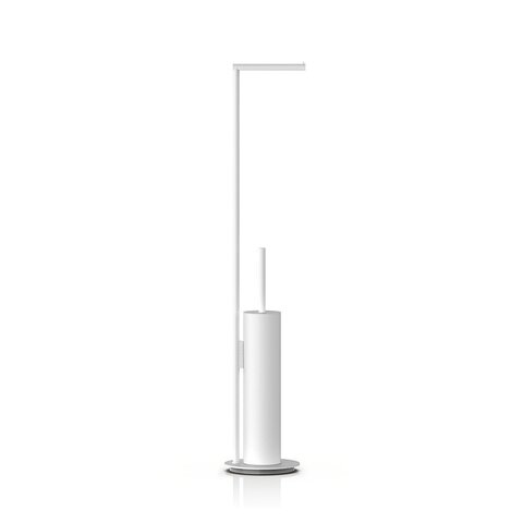 Decor Walther 0522350 Decor Walther Mikado SBK Напольная стойка с ершиком и бумагодержателем, цвет: белый матовый