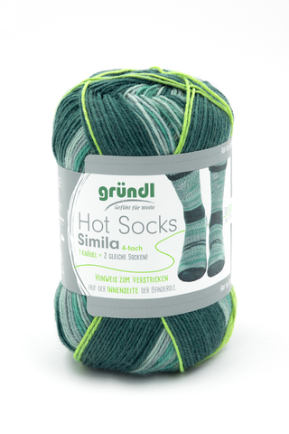 Носочная пряжа Gruendl Hot Socks Simila 406 купить