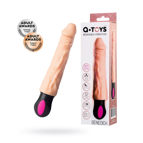 Реалистичный вибратор TOYFA A-Toys 