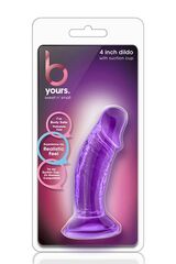 Фиолетовый фаллоимитатор на присоске SWEET N SMALL 4INCH DILDO - 11,4 см. - 