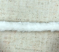 Кант меховой, ш. 3 см (1,5/1,5см), белый