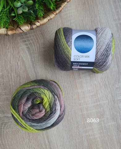 Lana Grossa Meilenweit Color Mix Soft 8063