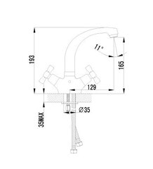 Смеситель для умывальника LEMARK BENEFIT – LM2507C