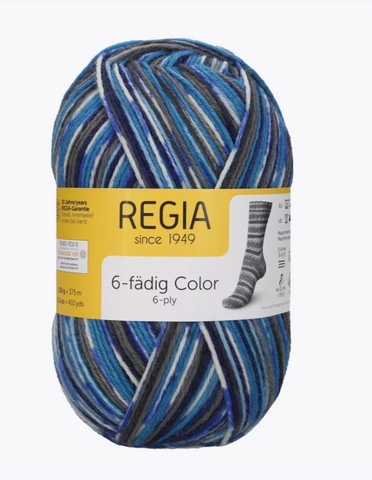 Regia 6-ply Color 5859 Ireland Petrol