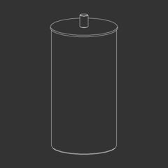 CEA Design BSK02 ZS Корзина для ватных дисков с крышкой Bronze Satin фото