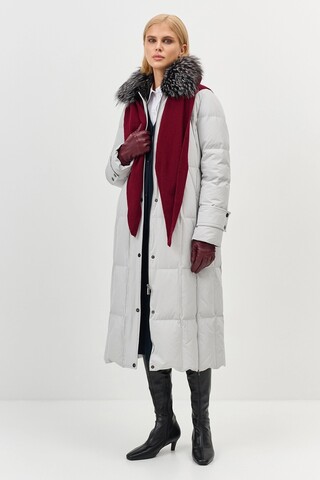 Bulmer Пуховик удлиненный с меховой опушкой