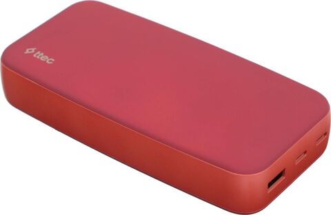Внешний аккумулятор TTEC ChargeUp 20000mAh Powerbank, красный