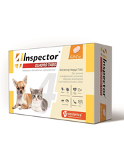 Inspector Quadro Tabs таблетки для кошек и собак