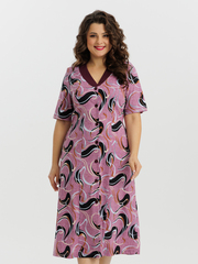 4534 Халат на пуговицах