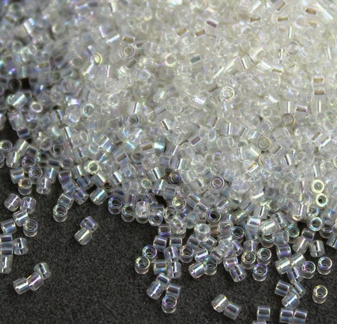 DBS-0051 Бисер цилиндрический Миюки делика 15/0 /Miyuki delica 15/0 Crystal AB