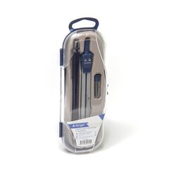 
          Готовальня Alingar, 4 предмета, пластиковый футляр, европодвес