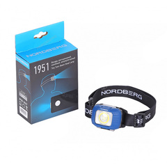 NORDBERG (1951) Фонарь светодиодный налобный, аккумуляторный