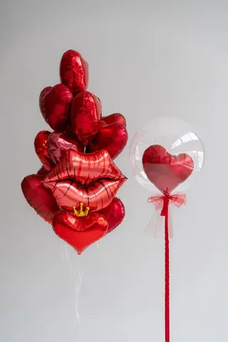 Сет гелиевых шаров Признание в любви