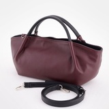Сумка Саломея 362 наппа бордо + черный