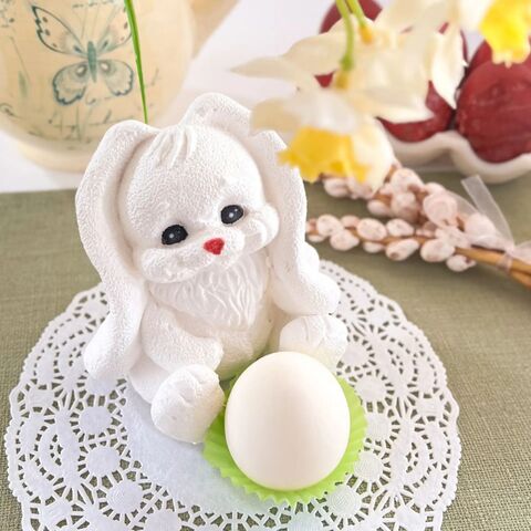 Зайки из зефира