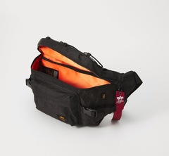 Сумка Alpha Industries Combat Waist Bag Black (Черный)