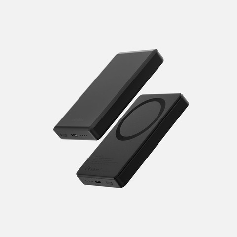 Ультратонкий внешний аккумулятор Energea Alupac 10K, 10000MAH MAGSAFE, Черный | Gunmetal Black