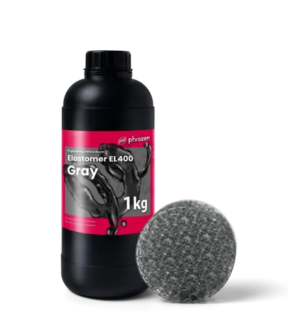 Фотополимерная смола Phrozen Elastomer EL400, серая, 1 кг, 64011302814072