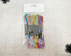 Нитки мулине люрекс